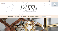 Desktop Screenshot of lapetiteboutiqueparis.fr